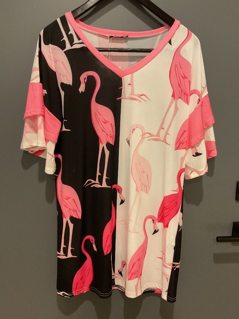 Flowy Flamingo Top